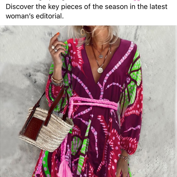 💚💕Last one! colorful fun dress💕💚 - Picture 2 of 7